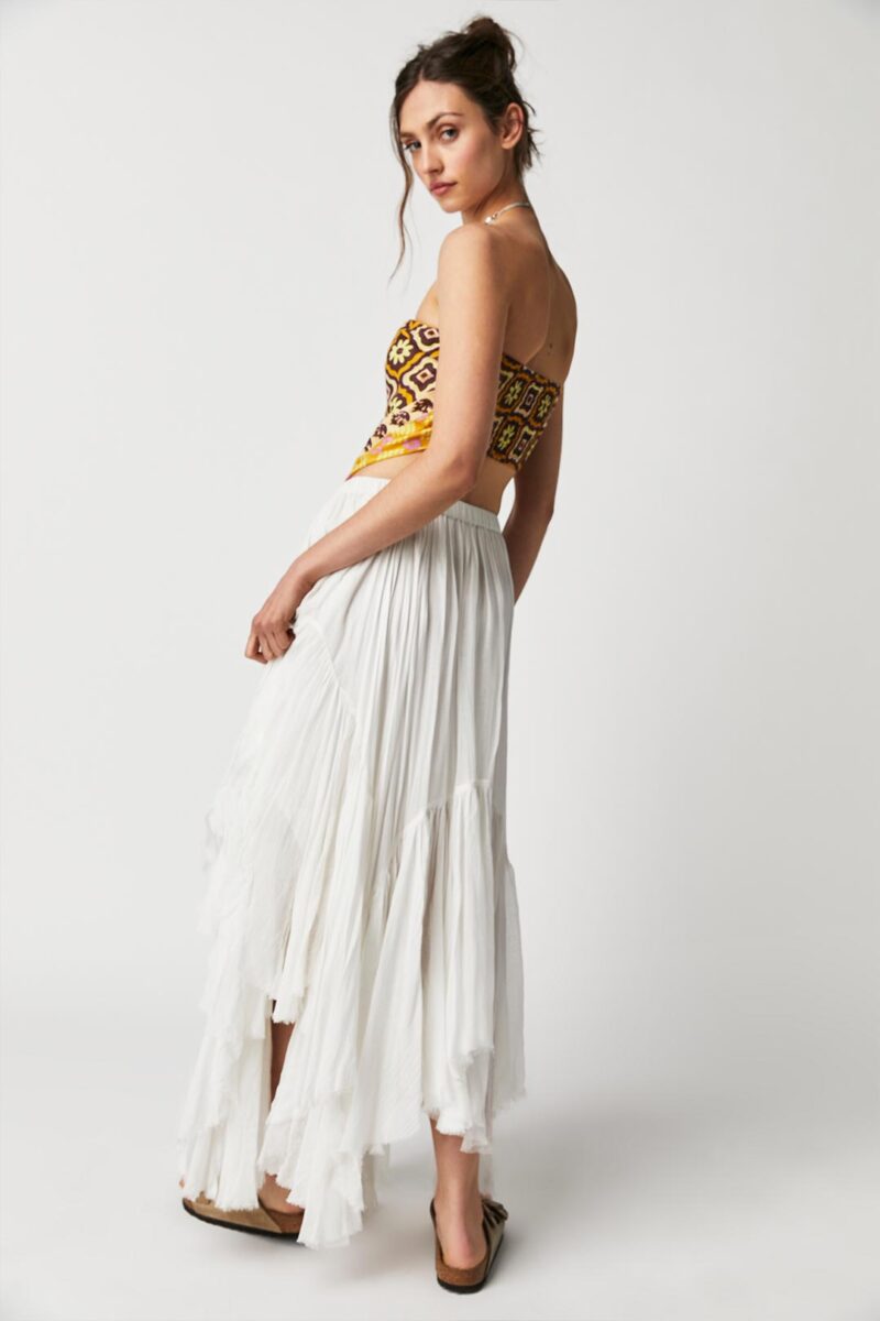 Free People Clover Skirt White