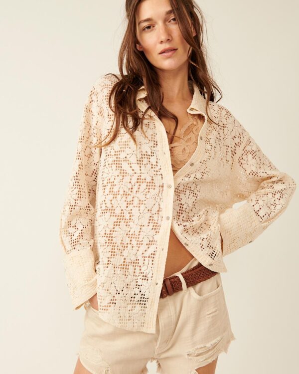 Free People In Your Dreams Lace Shirt