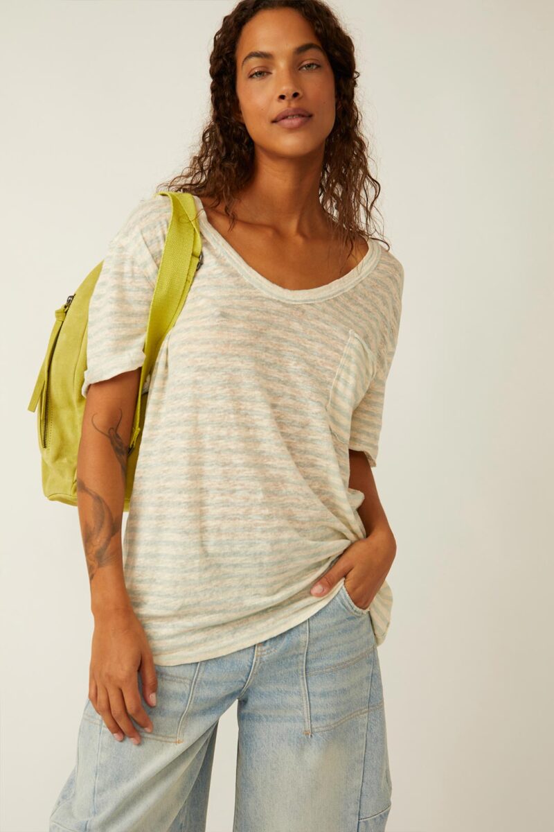 All I Need Tee Mineral Sea Free People