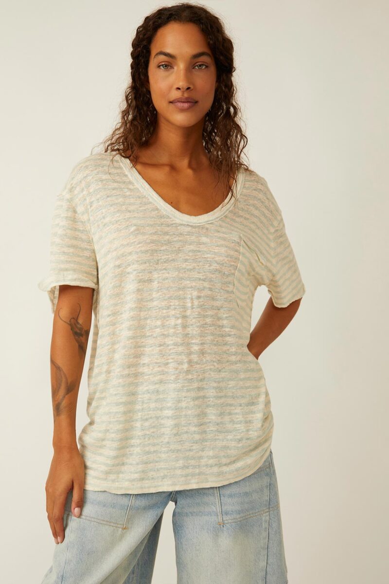 All I Need Tee Mineral Sea Free People