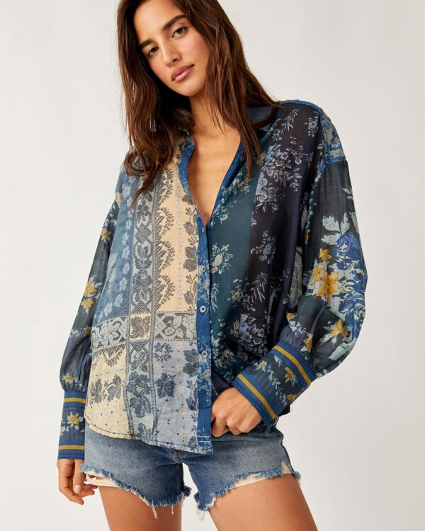 Flower Patch Top Indigo Free People