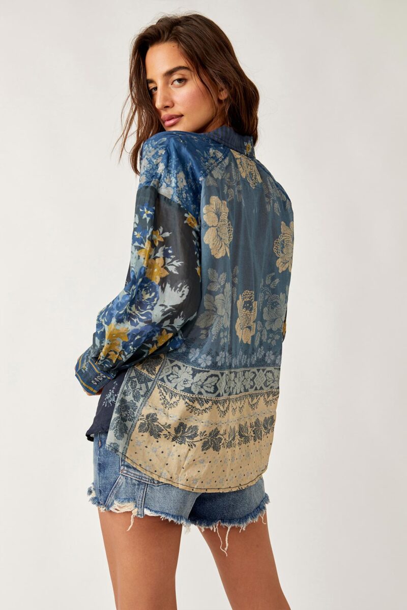 Flower Patch Top Indigo Free People