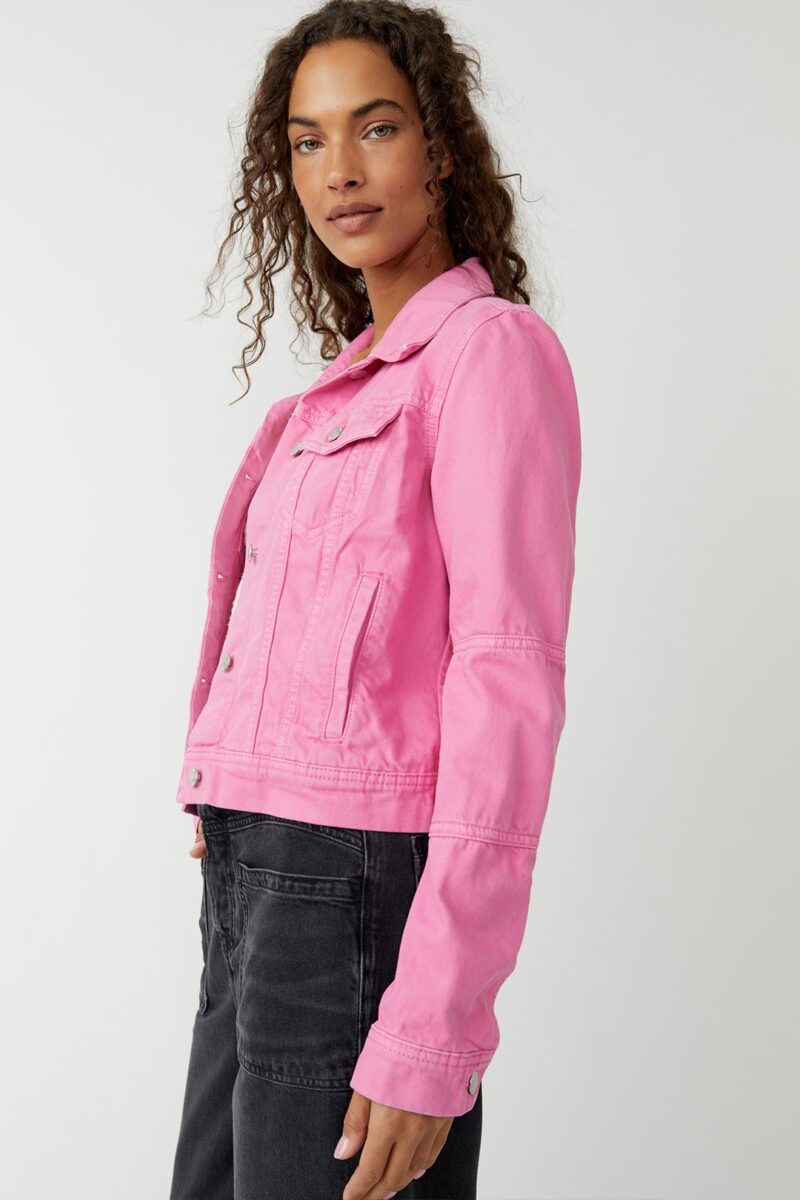 Rumors Denim Jacket Sugar Magnolia Free People