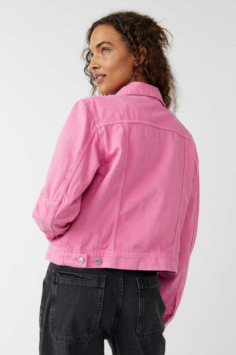 Rumors Denim Jacket Sugar Magnolia Free People