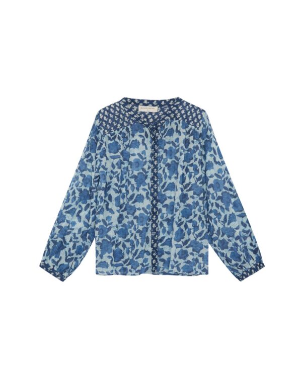 Maison Hotel Beatrice Blouse Blue Lagoon