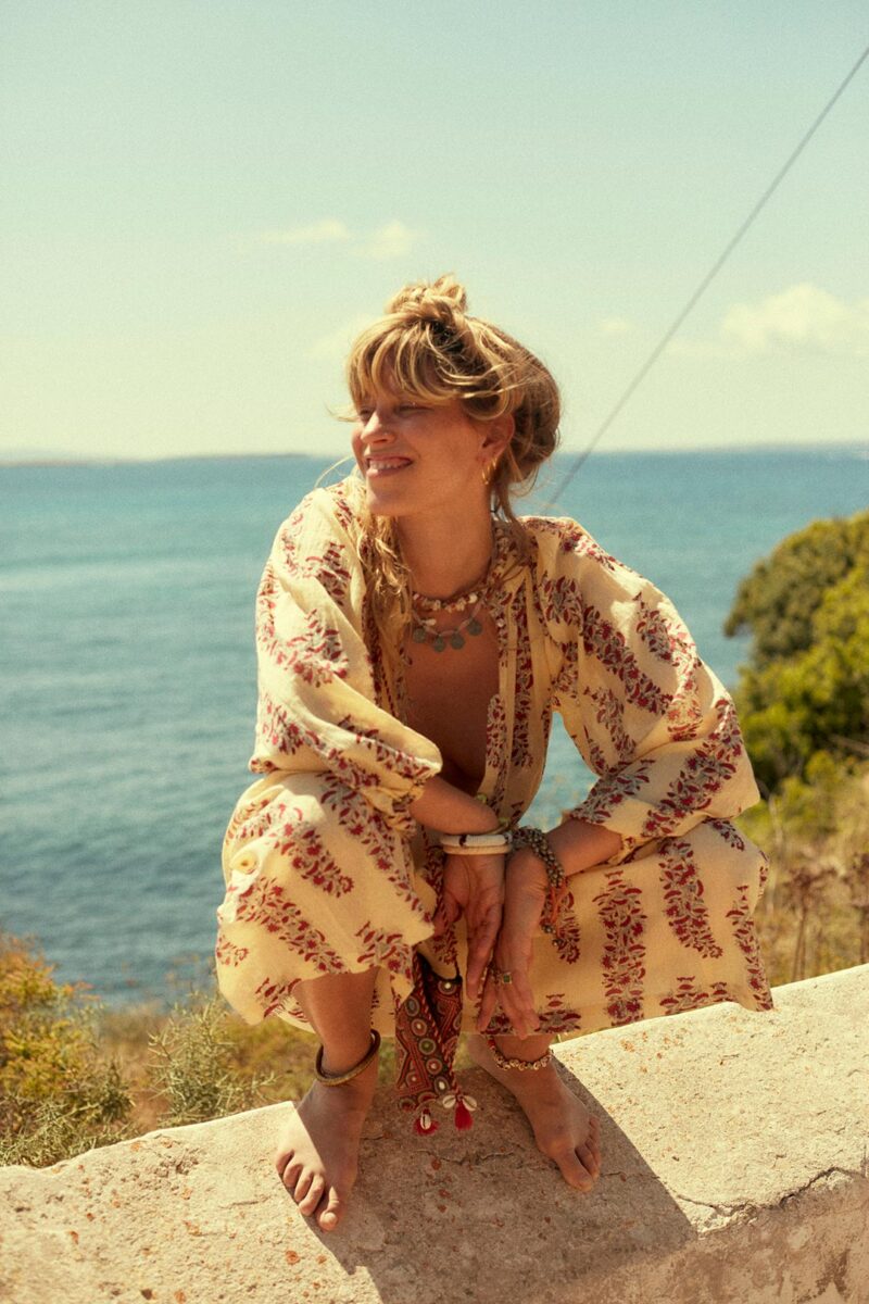 Calista Dress Nectarine from Maison Hotel